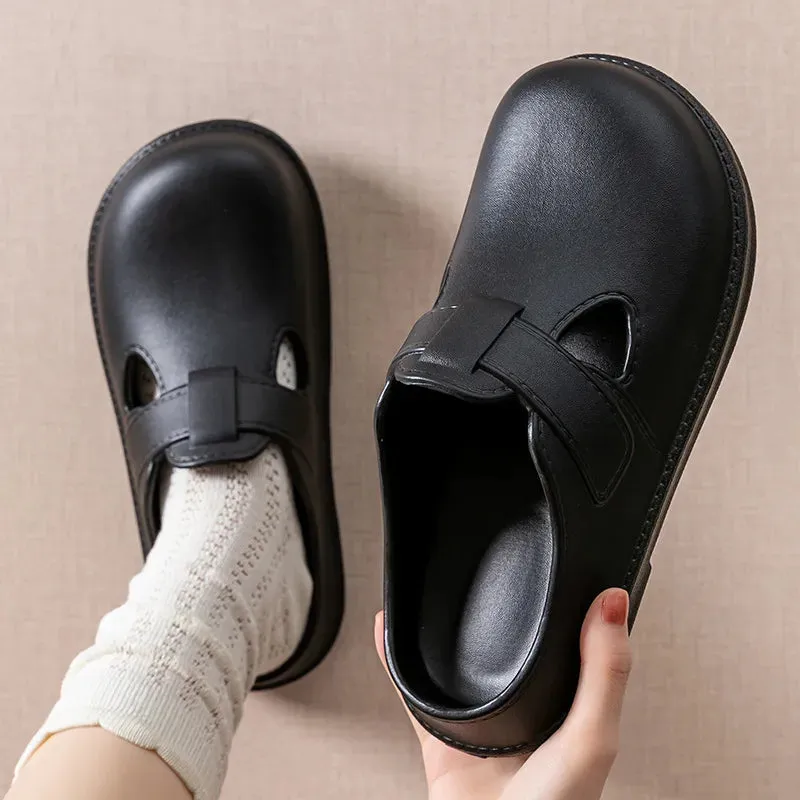 Round Toe Flats Sandals
