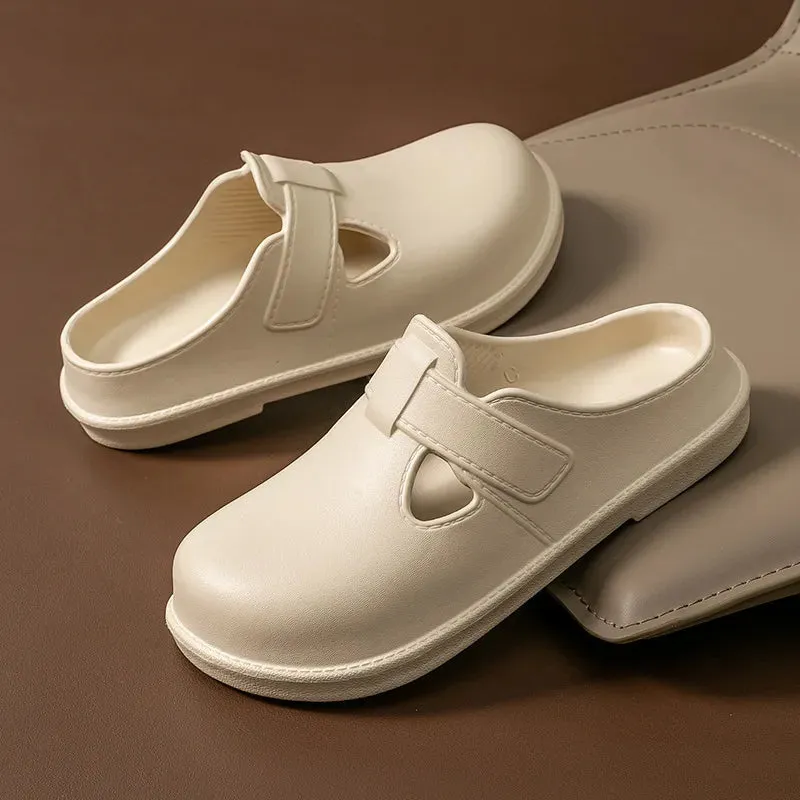 Round Toe Flats Sandals