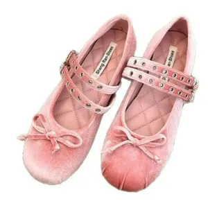 Round Toe Flats Slip-Ons