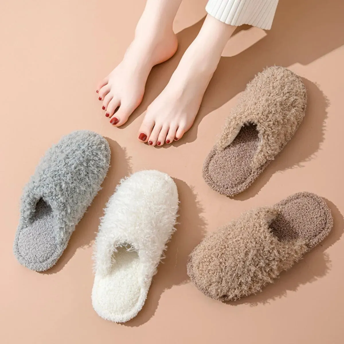 Round Toe Flats Slippers