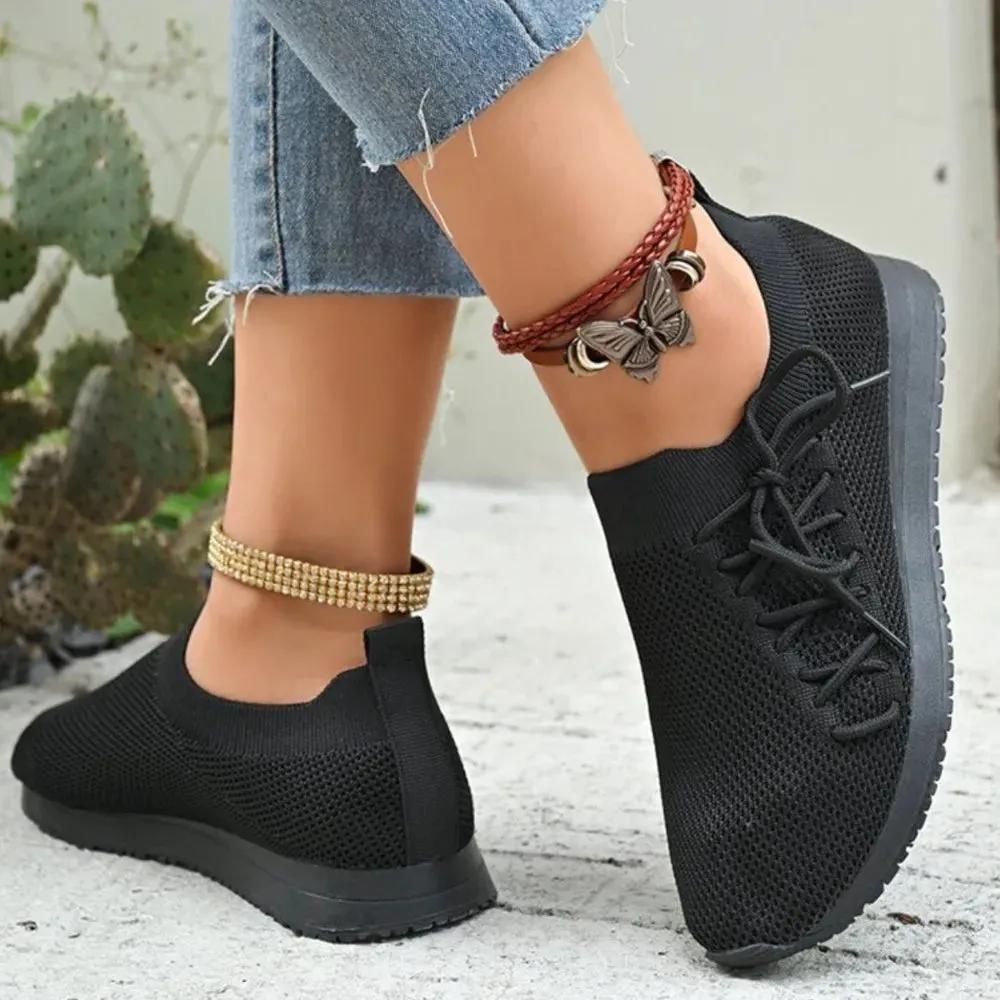 Round Toe Flats Sneakers