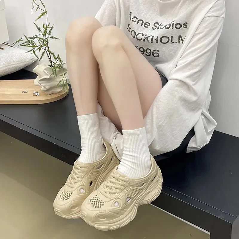 Round Toe Platform Sandals