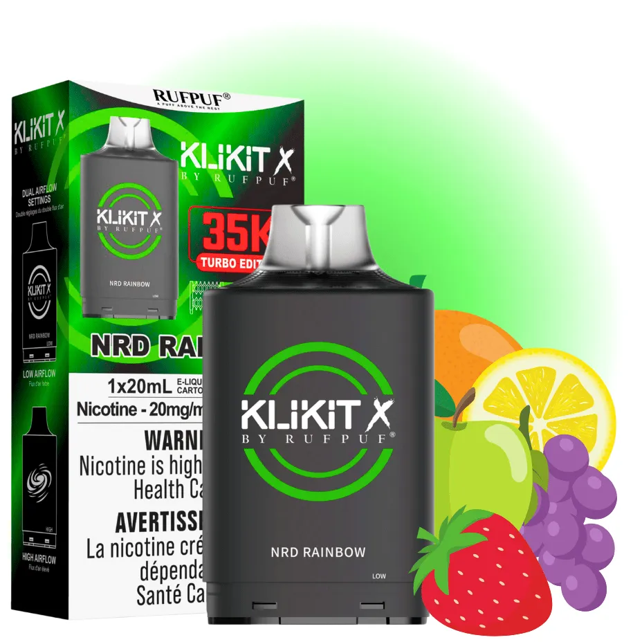 RufPuf Klikit X 35K Turbo Pod-NRD Rainbow