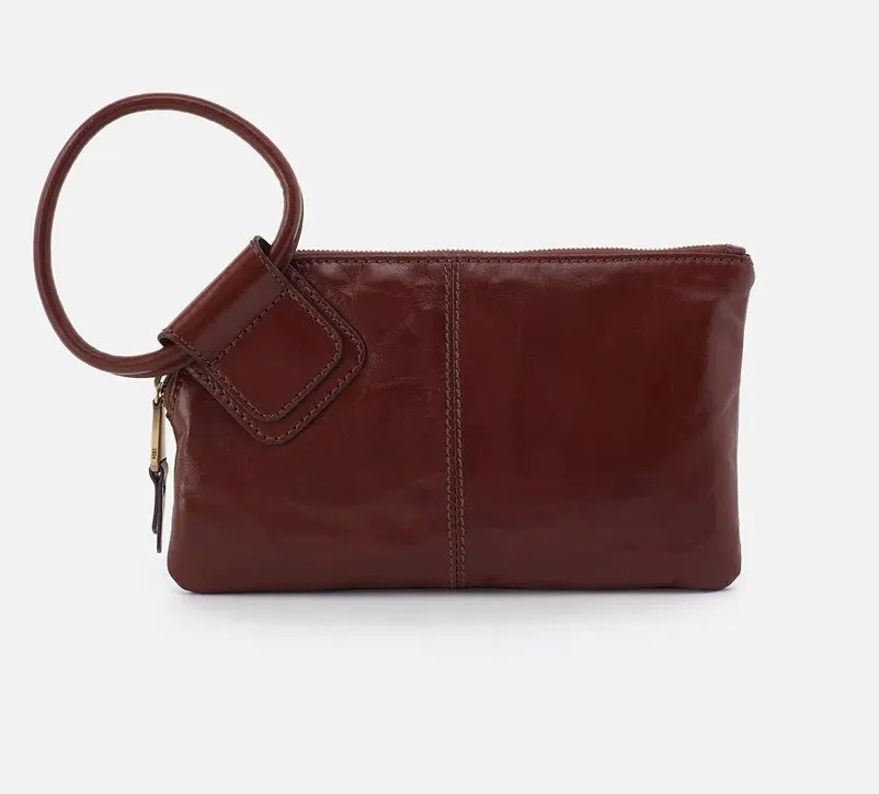 Sable Hobo Wristlet in Chocolate
