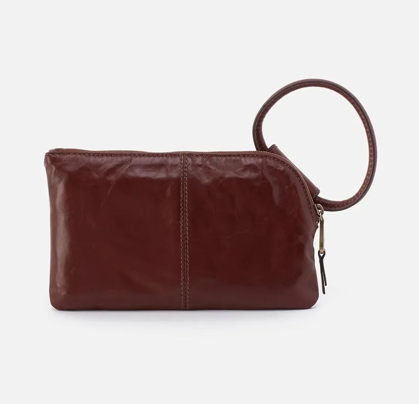 Sable Hobo Wristlet in Chocolate