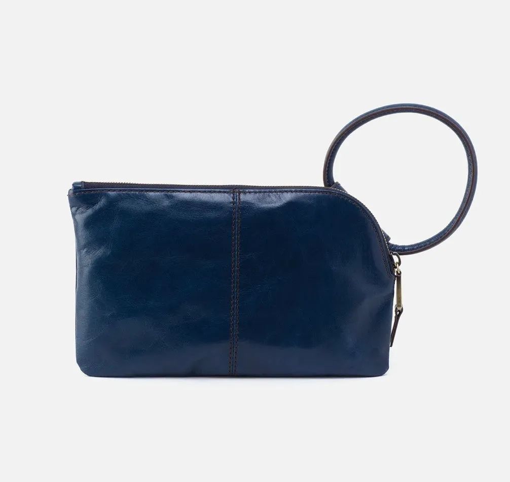 Sable Hobo Wristlet in Denim