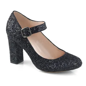 SABRINA-07  Black Glitter