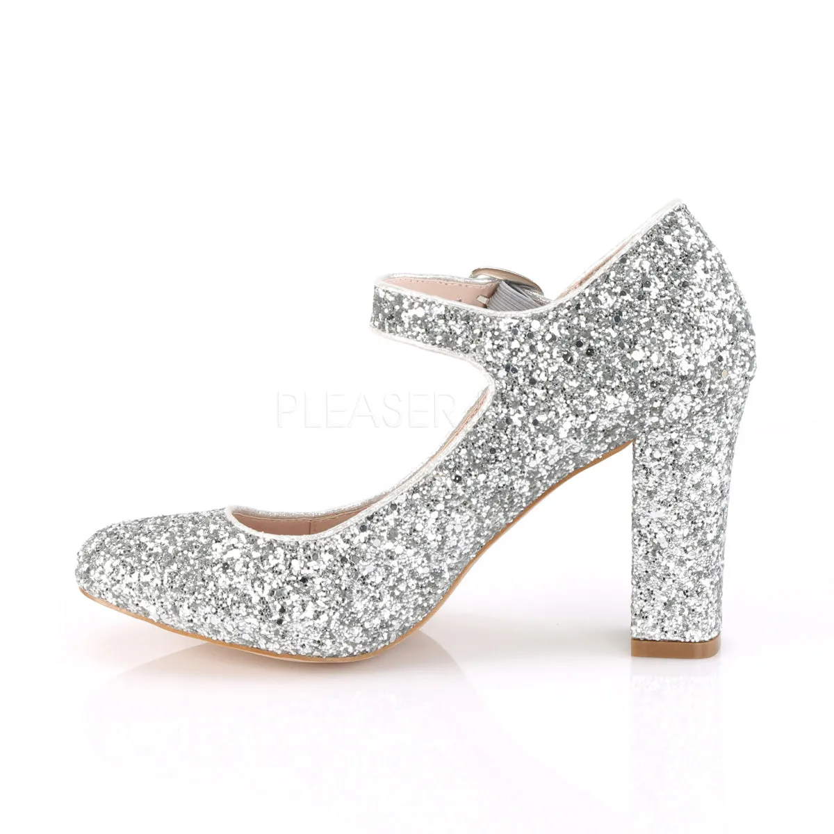 SABRINA-07  Silver Glitter
