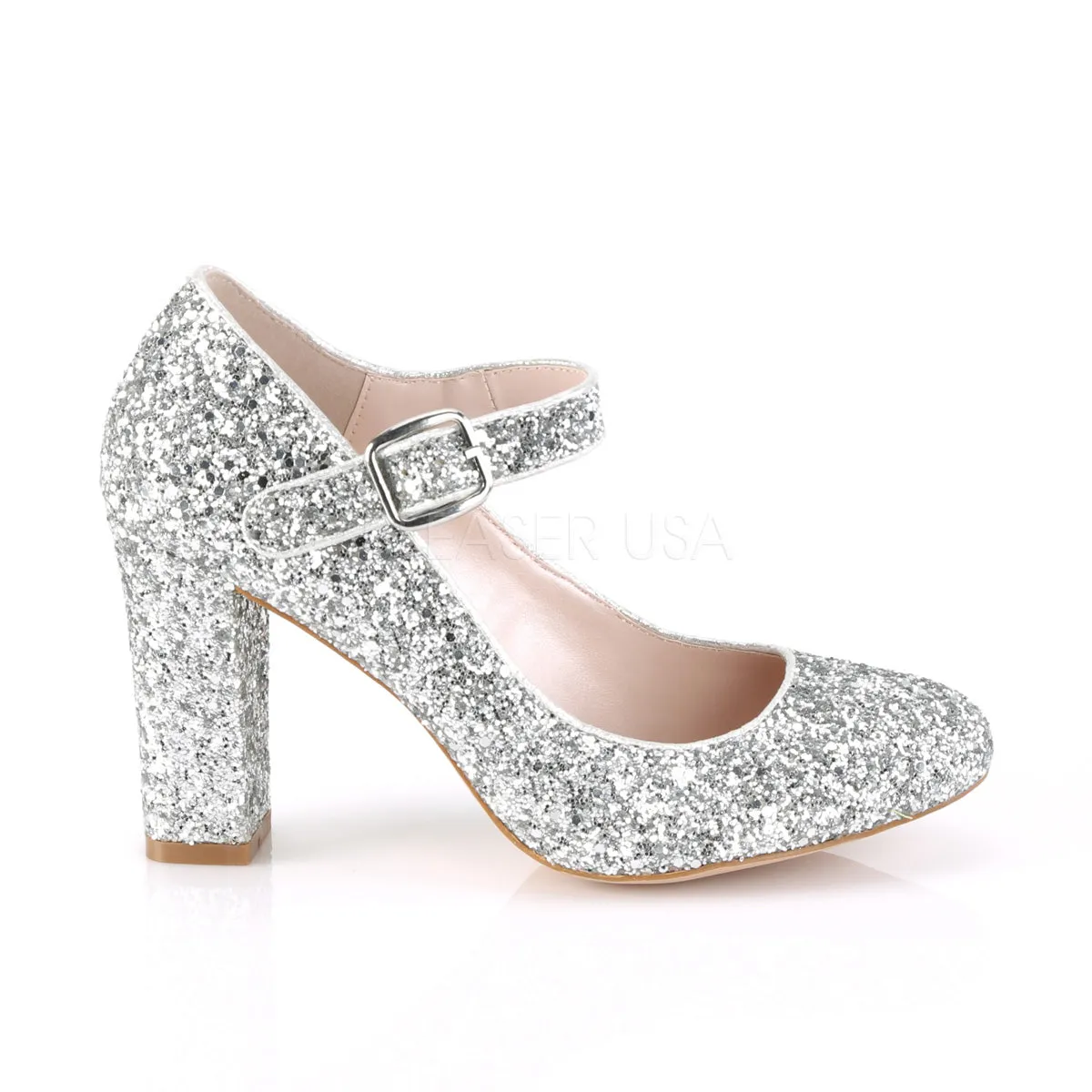 SABRINA-07  Silver Glitter