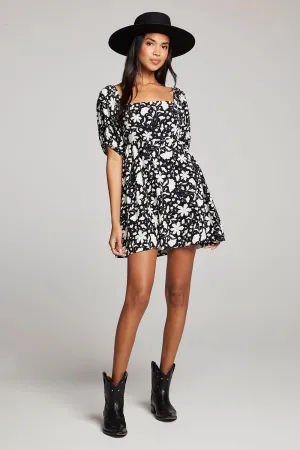 Saltwater Luxe- Lyra Mini Dress- Black
