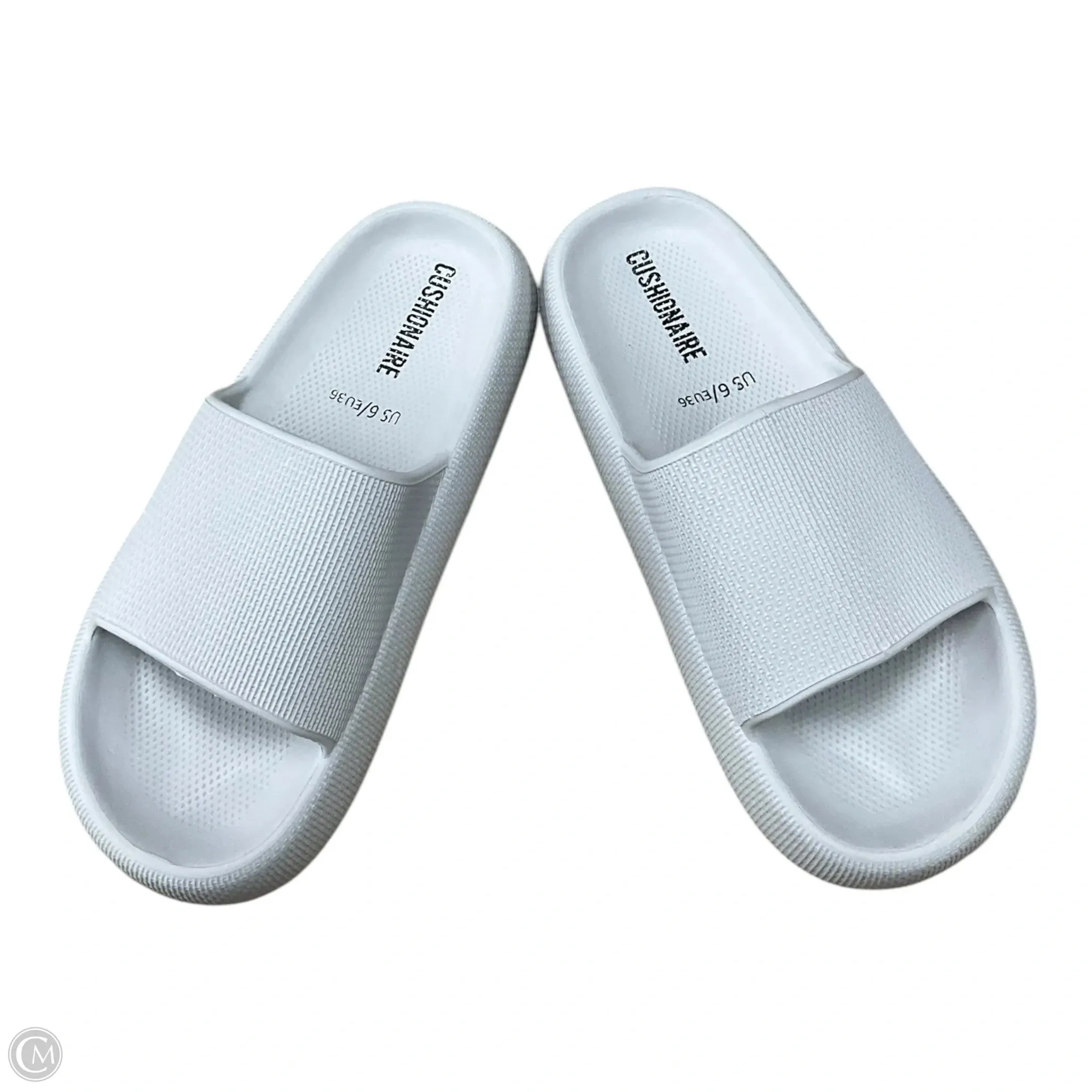 Sandals Flats By Cushionaire In Grey, Size: 6