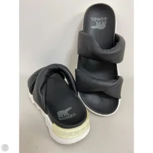 Sandals Flats By Sorel In Black, Size: 7