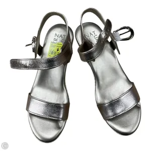 Sandals Heels Wedge By Naturalizer In Gold, Size: 6