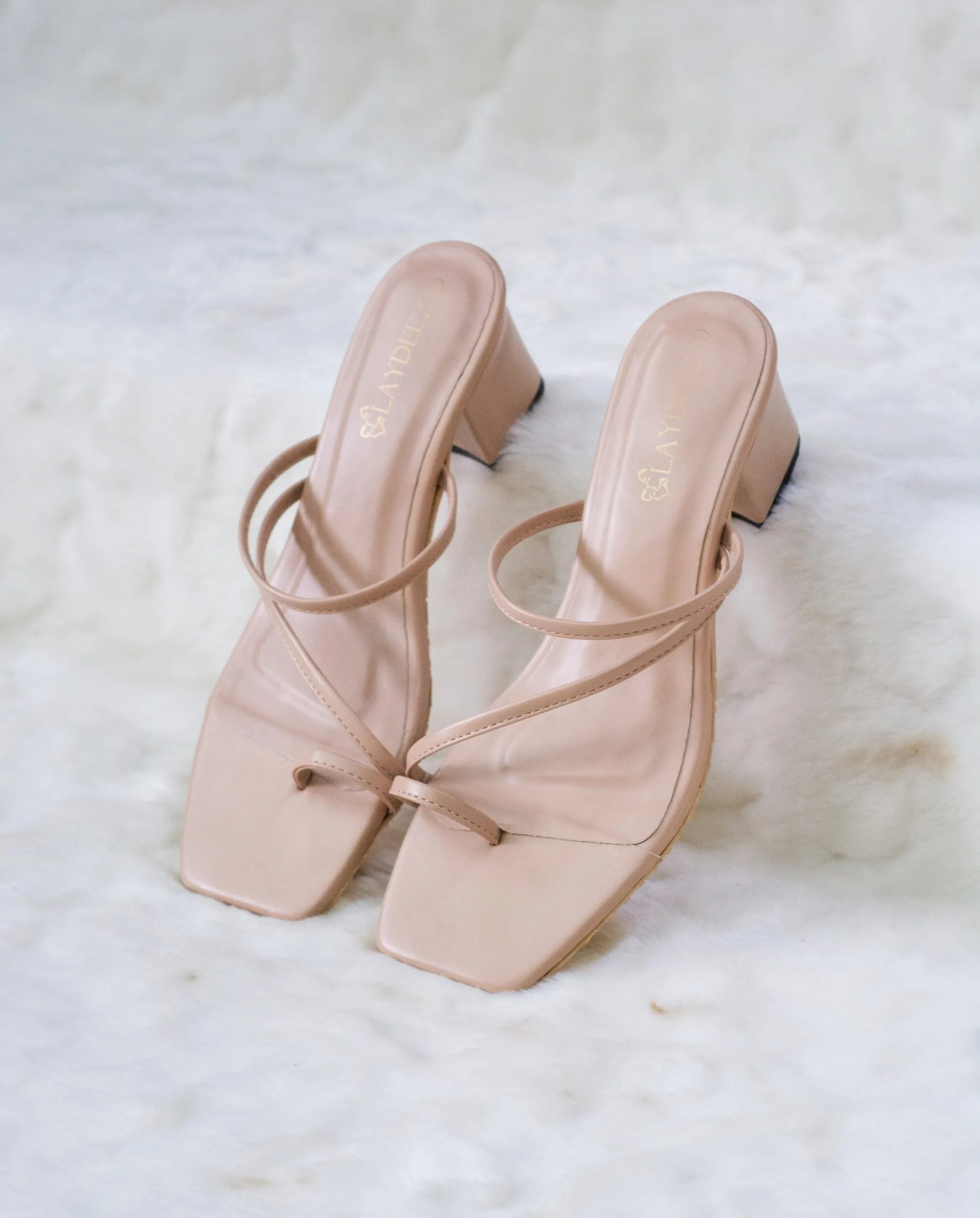 Sandra Square Toe Heels
