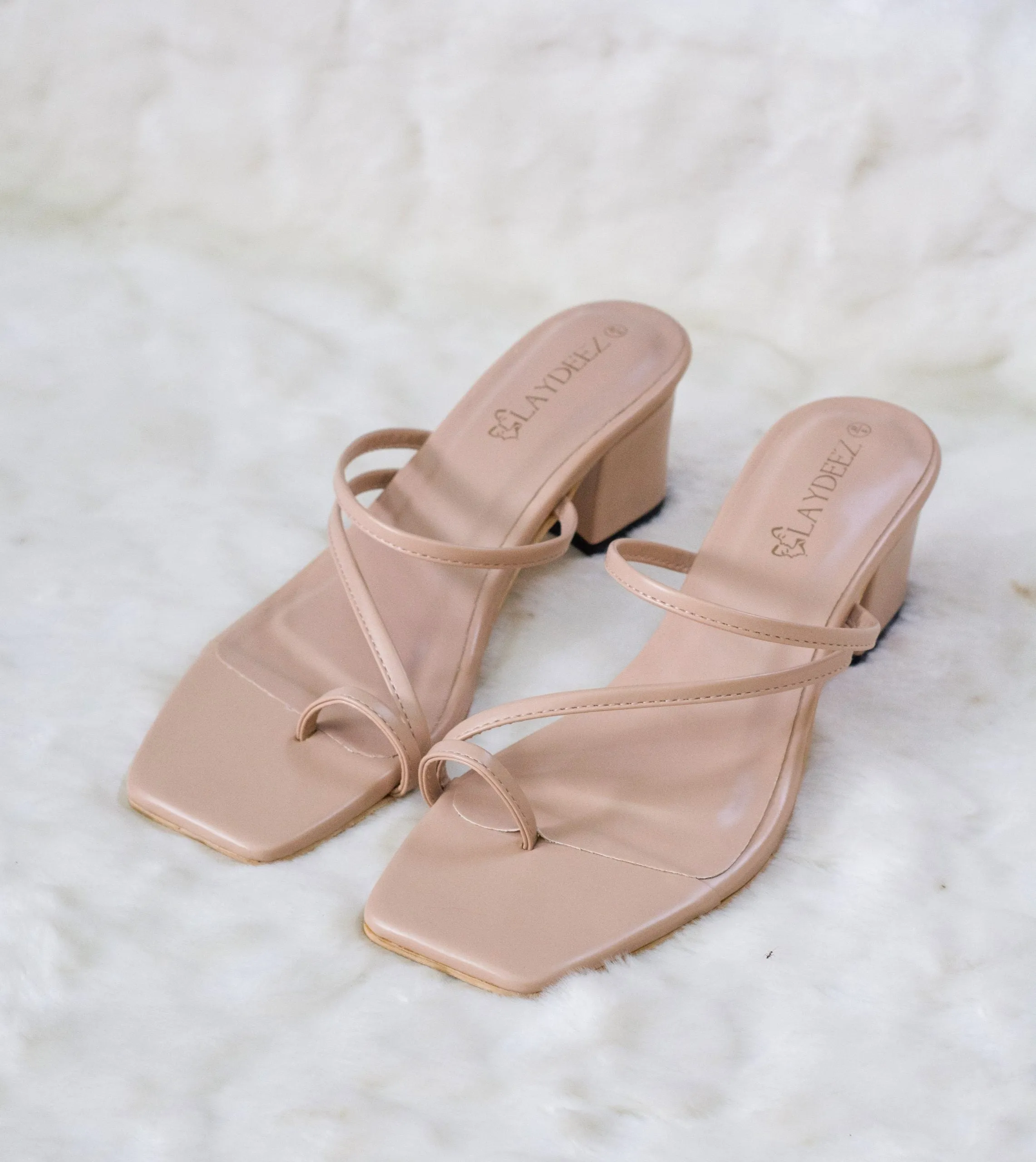 Sandra Square Toe Heels