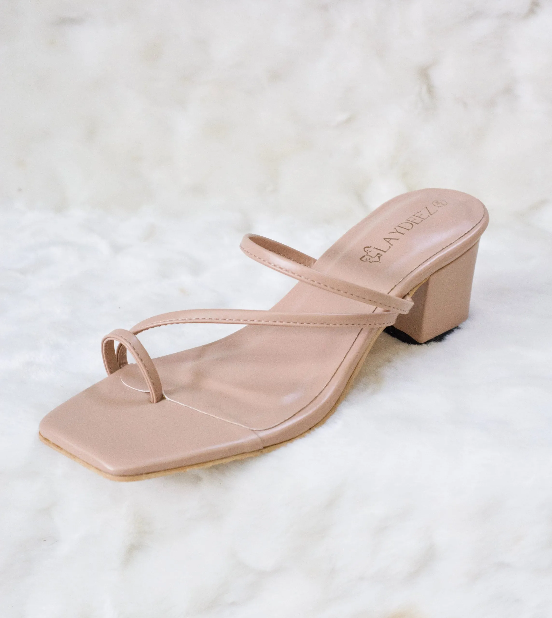 Sandra Square Toe Heels