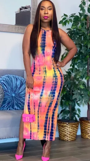 Sassy Classy Tie Dye Dress (2 Colors)