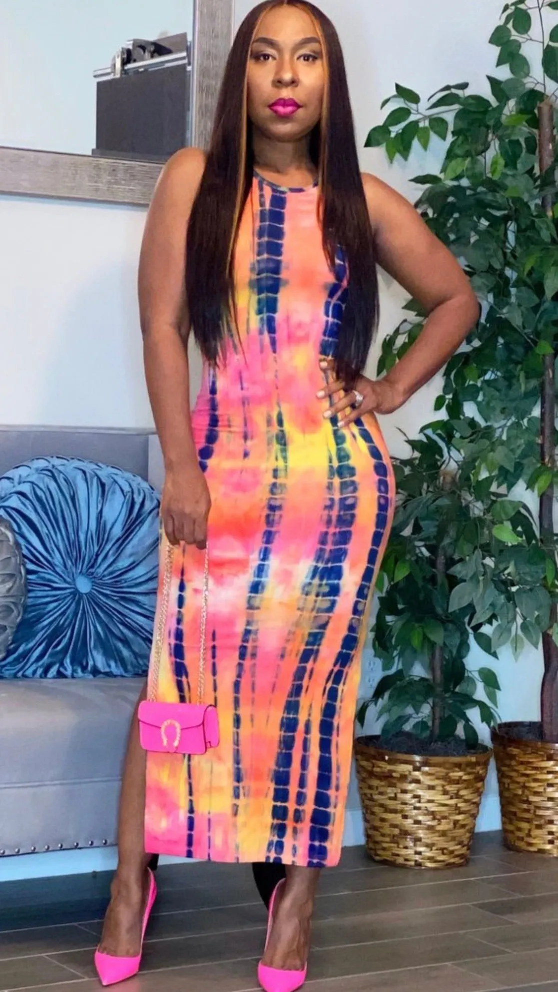 Sassy Classy Tie Dye Dress (2 Colors)