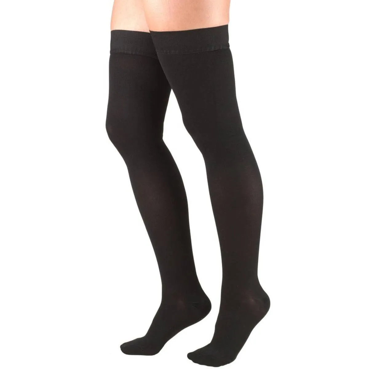 SECOND SKIN Surgical Grade closed toe 30-40 mmhg thigh high stay-up top
