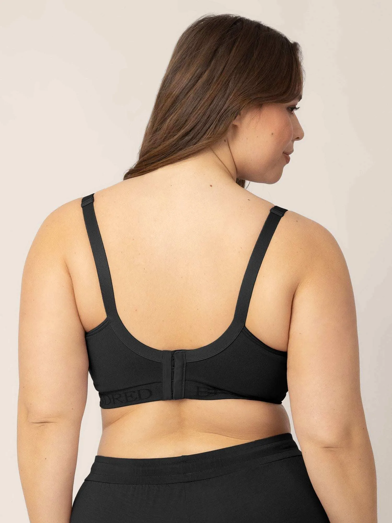Signature Sublime® Contour Hands-Free Pumping & Nursing Bra | Black
