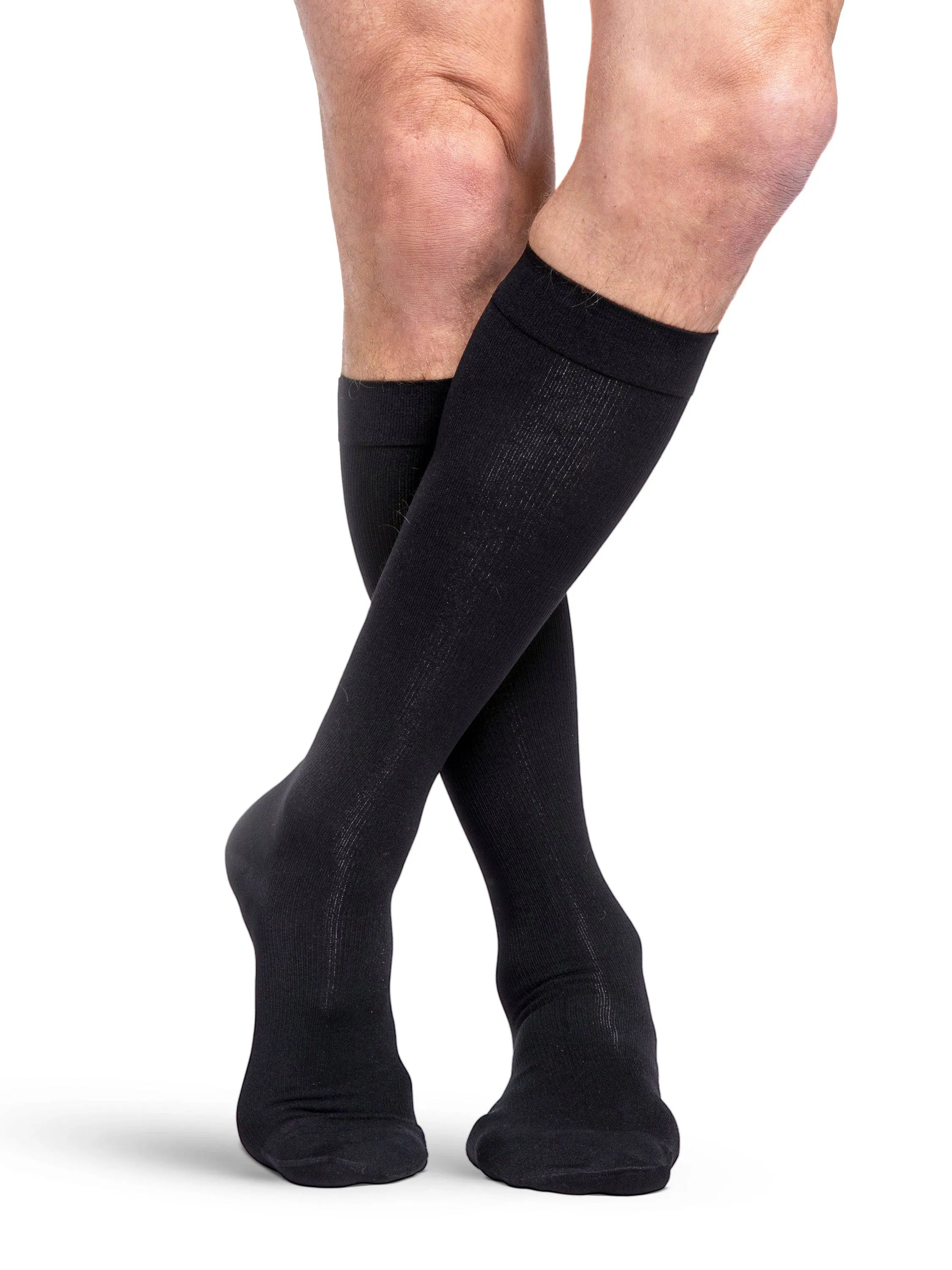Sigvaris Cotton  Men's Knee High  30-40mmHg-Closed Toe