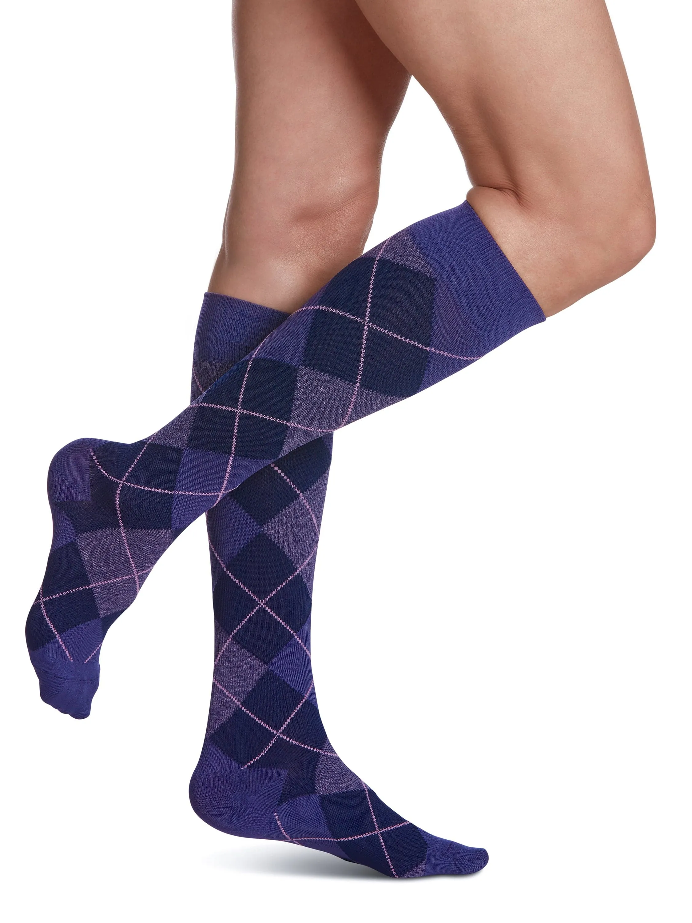 Sigvaris Microfiber Shades Women's Knee High  15-20mmHg-Closed Toe