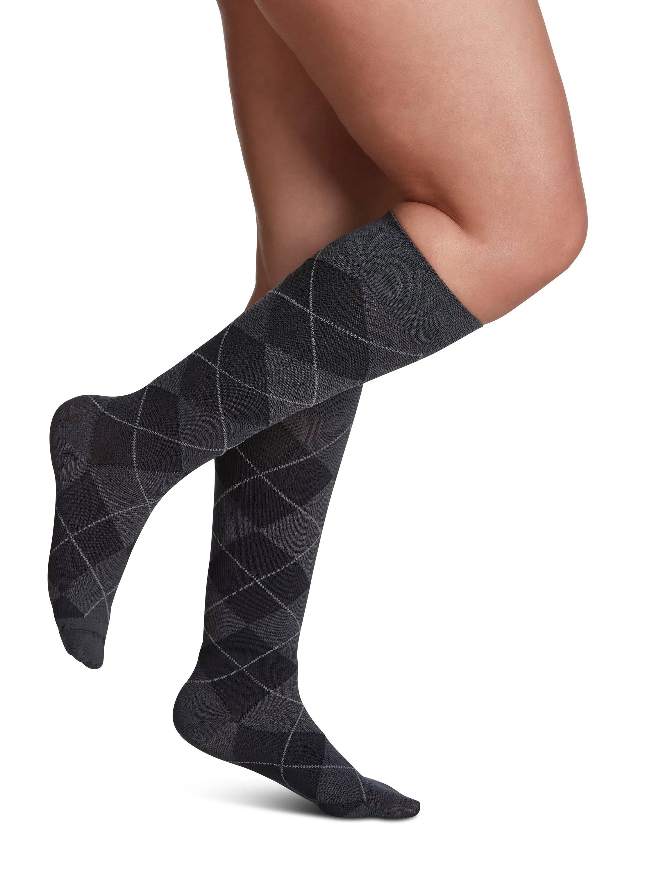 Sigvaris Microfiber Shades Women's Knee High  15-20mmHg-Closed Toe