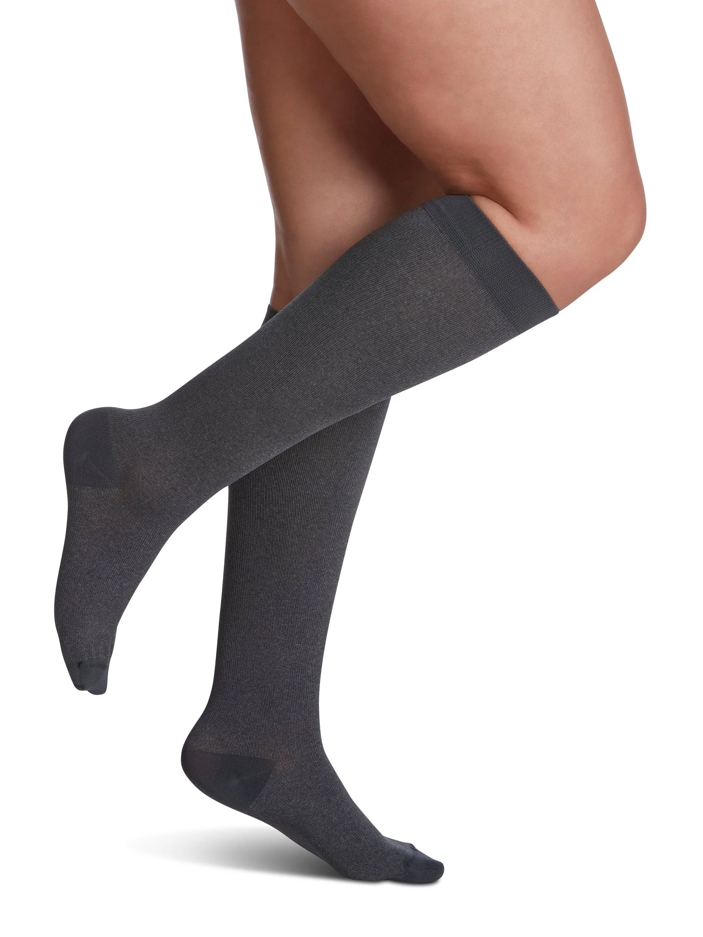 Sigvaris Microfiber Shades Women's Knee High  15-20mmHg-Closed Toe