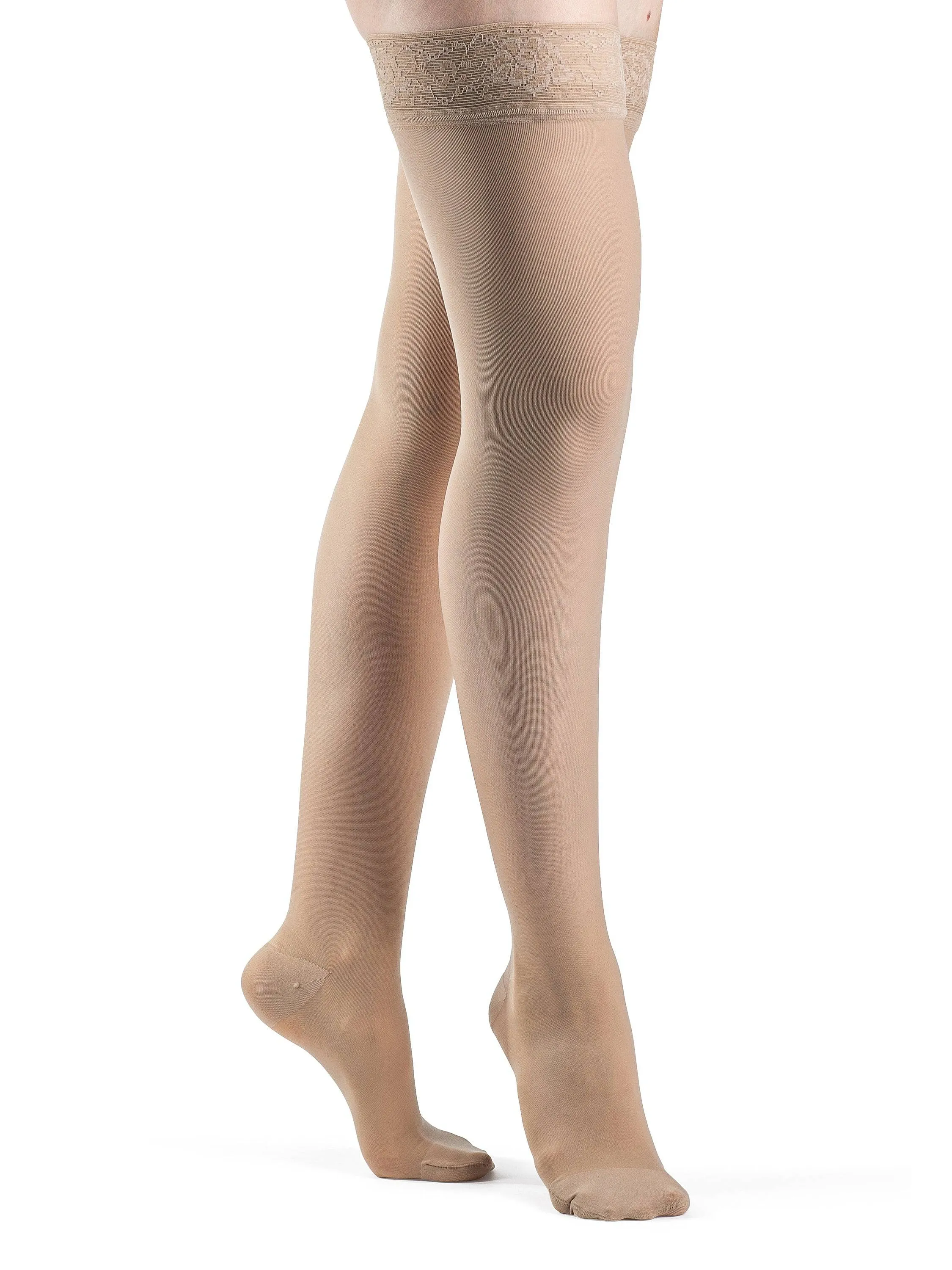 Sigvaris Sheer (Formerly 780 EverSheer) Women's Thigh High  30-40mmHg-Closed Toe