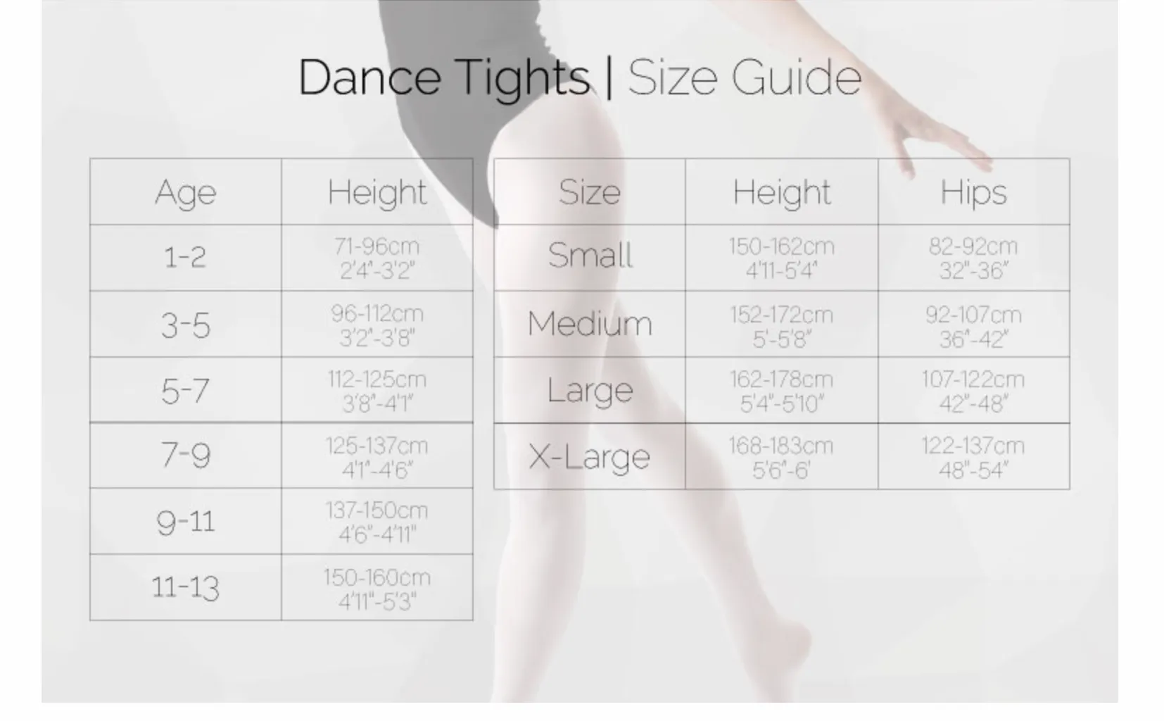 Silky Dance - Intermediate Convertible Tights