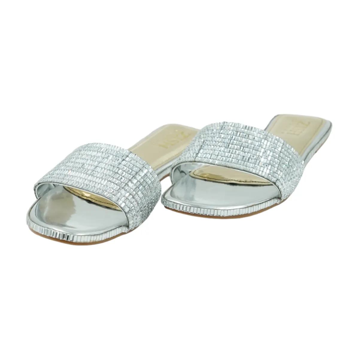 Silver Anastasia Flats