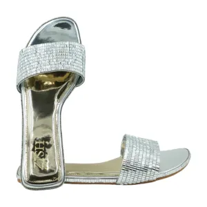 Silver Anastasia Flats