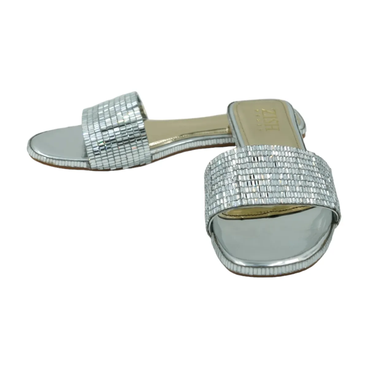 Silver Anastasia Flats