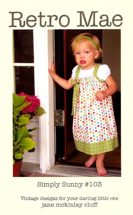 Simply Sunny Vintage Sewing Apparel Instructions by Retro Mae