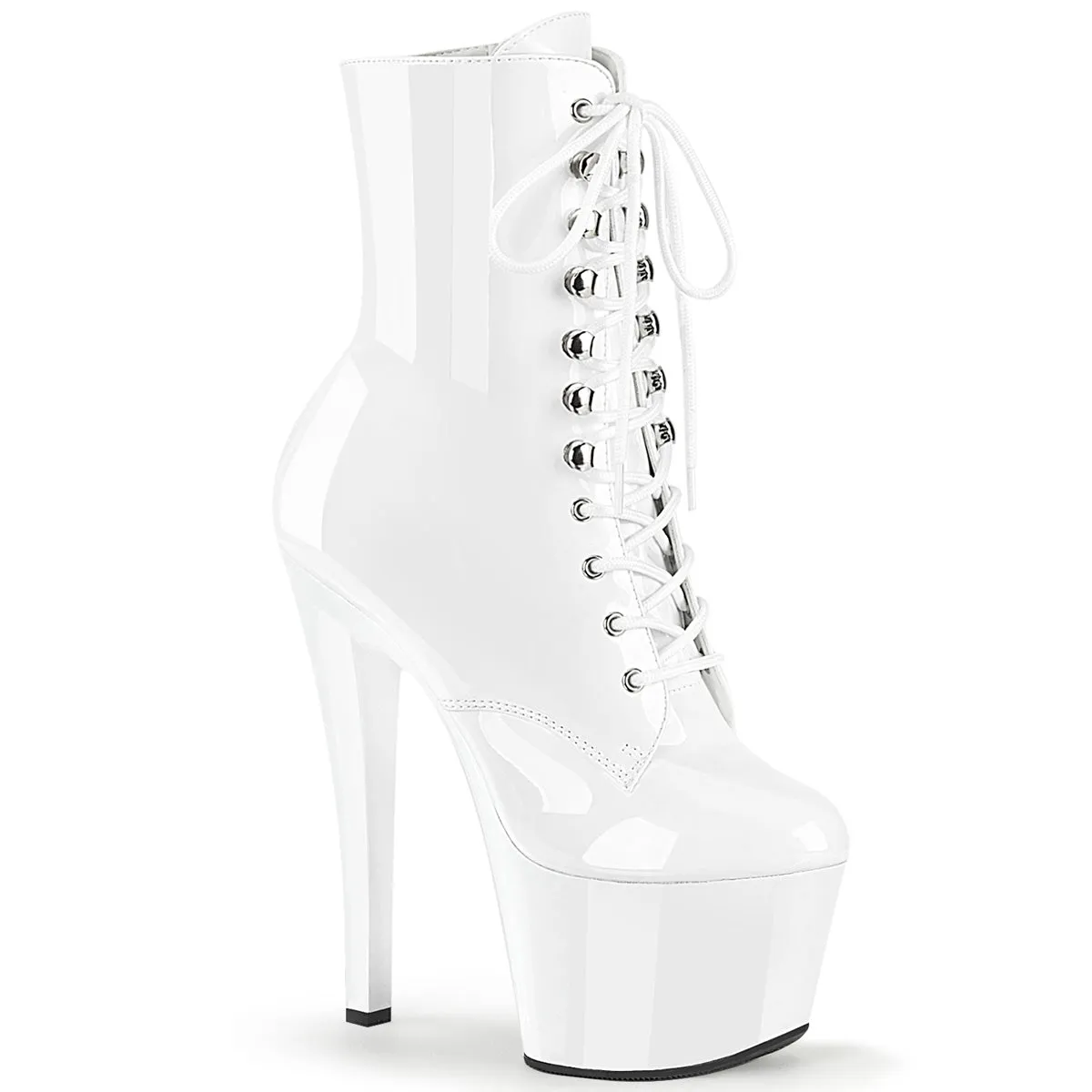 SKY-1020  White Patent/White