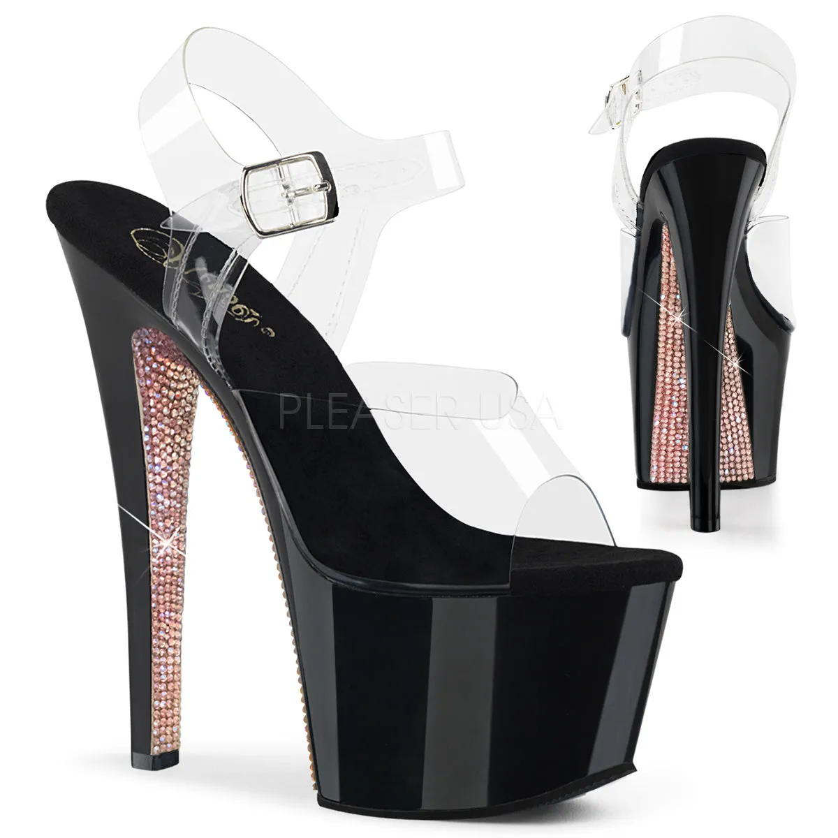 SKY-308CRS  Clear/Black-Champagne AB RSTN