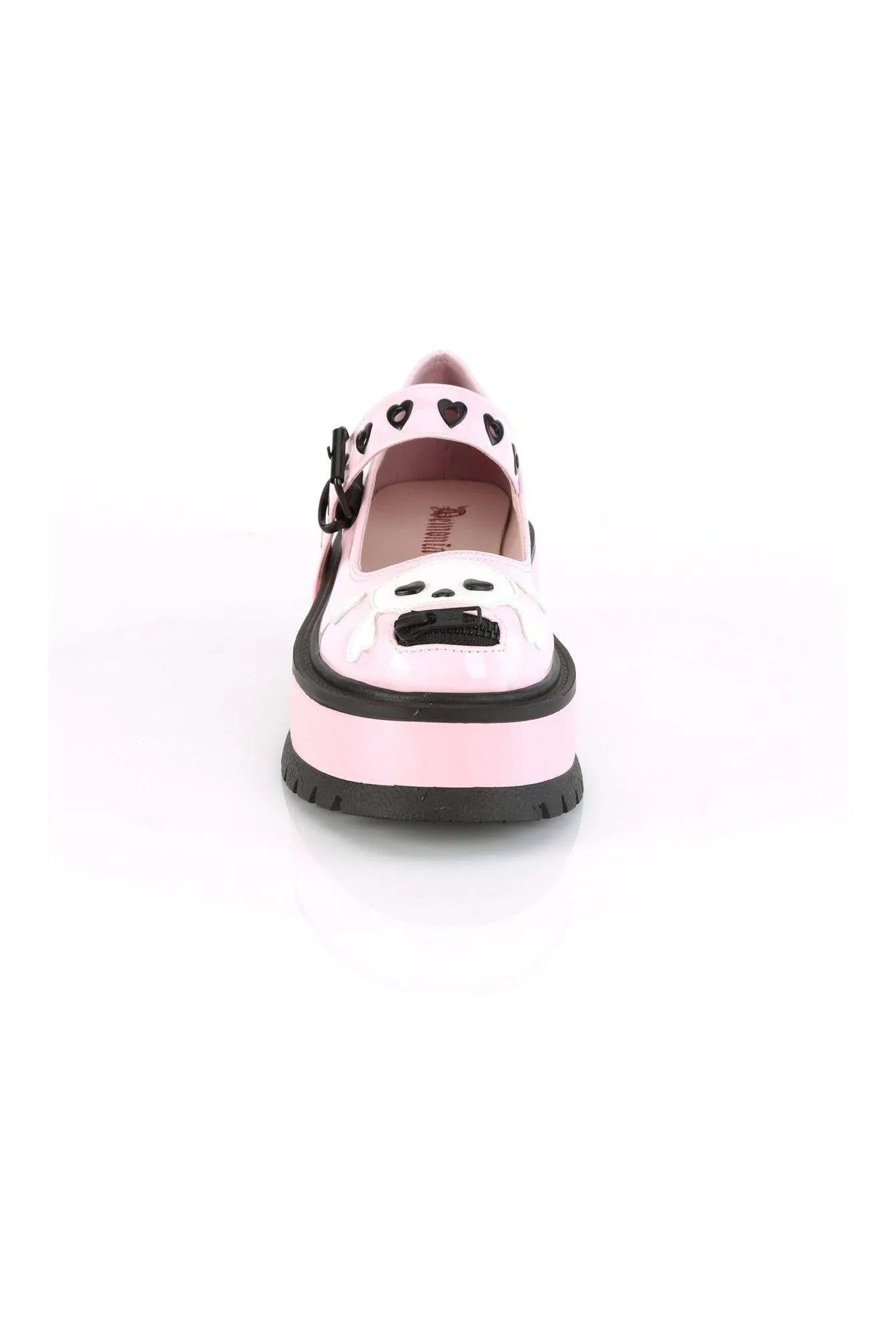 SLACKER-27 Mary Jane | Hologram Faux Leather