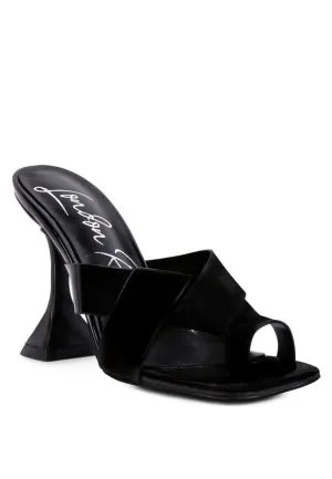 Snatched Intertwined Toe Ring 4" Heel Sandals