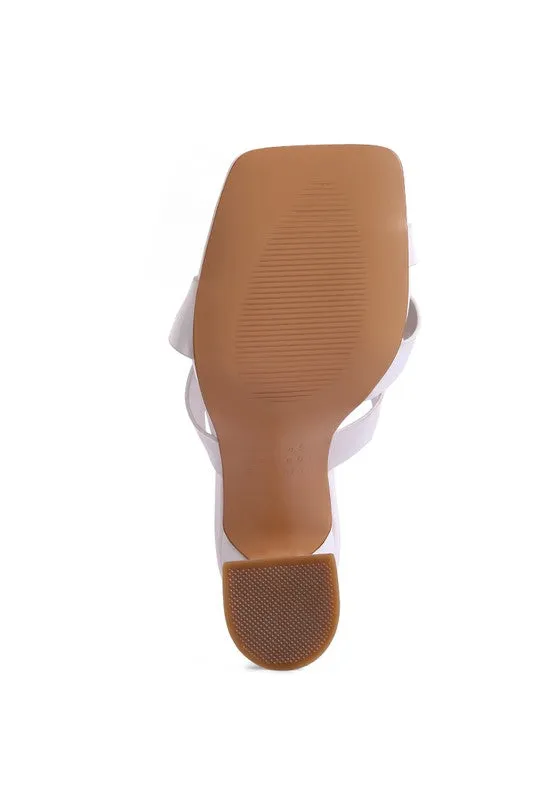 Snatched Intertwined Toe Ring 4" Heel Sandals