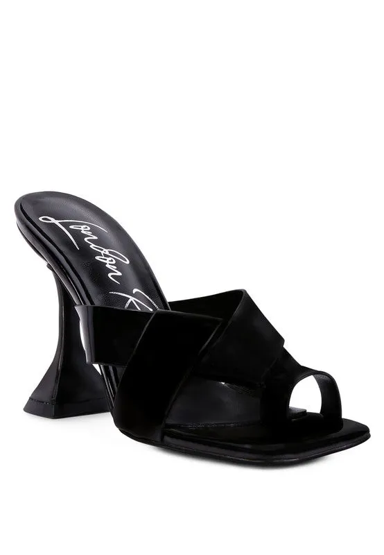 Snatched Intertwined Toe Ring 4" Heel Sandals