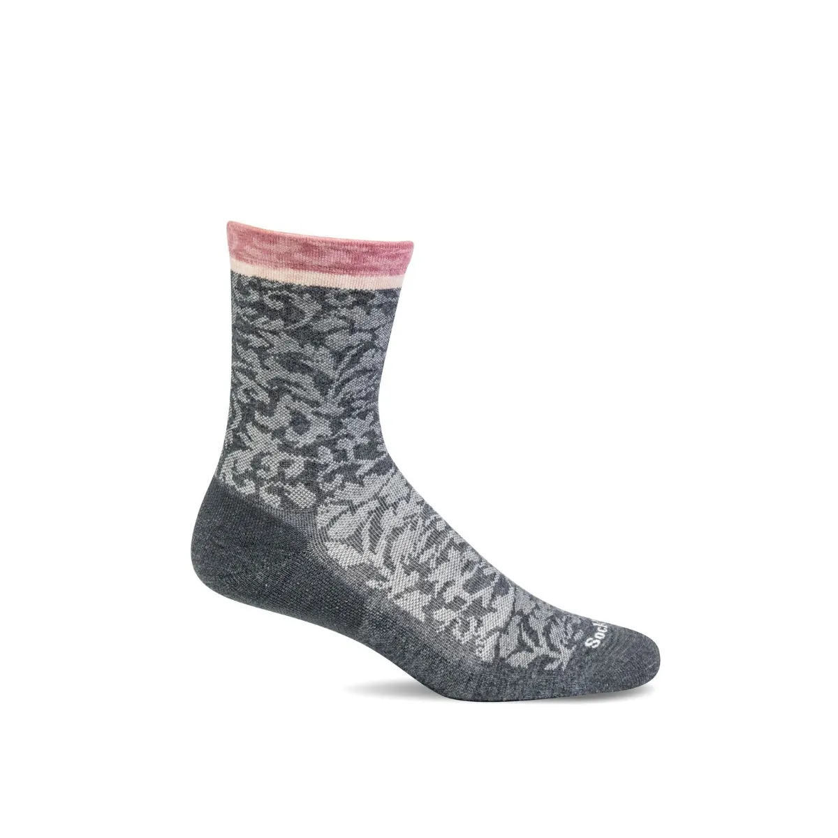 Sockwell Plantar Cush Crew - Charcoal