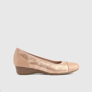 Soft Style Comfort Wedge Rishelle Rose Gold 01406