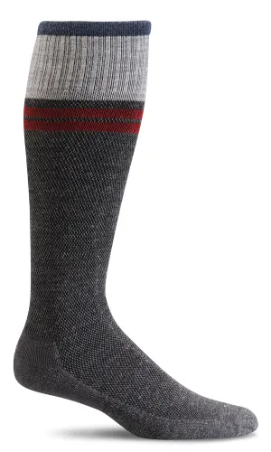 Sportster Men Knee-High - Charcoal Moderate Compression (15-20mmHg)