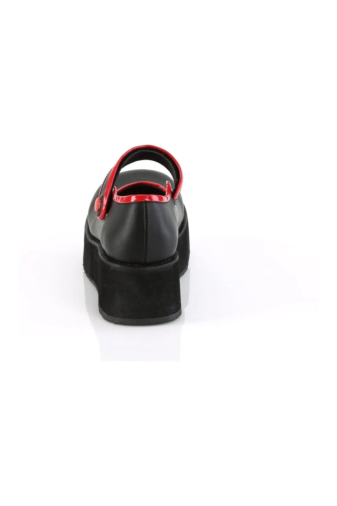 SPRITE-01 Black Vegan Leather Mary Janes