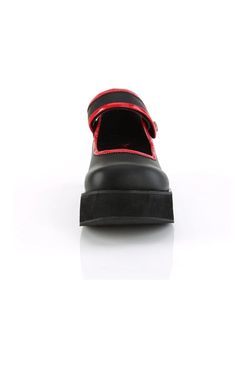 SPRITE-01 Black Vegan Leather Mary Janes