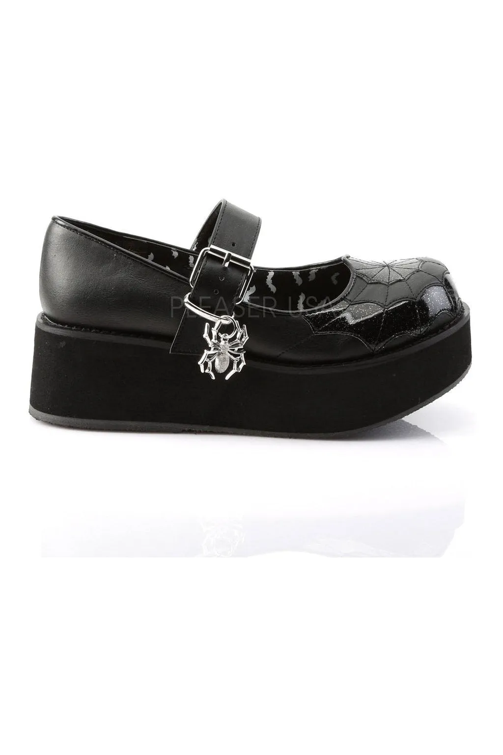 SPRITE-05 Demonia Mary Jane | Black Patent