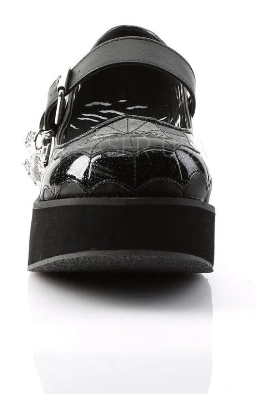 SPRITE-05 Demonia Mary Jane | Black Patent