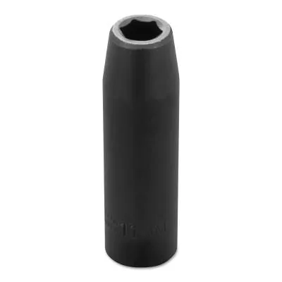 Stanley® Products TorquePlus Thin Wall Deep Impact Sockets, 1/2 in Drive, 11 mm, 6 Point, 7311MHT