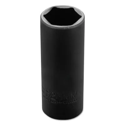 Stanley® Products TorquePlus Thin Wall Deep Impact Sockets, 1/2 in Drive, 23 mm, 6 Point, 7323MHT
