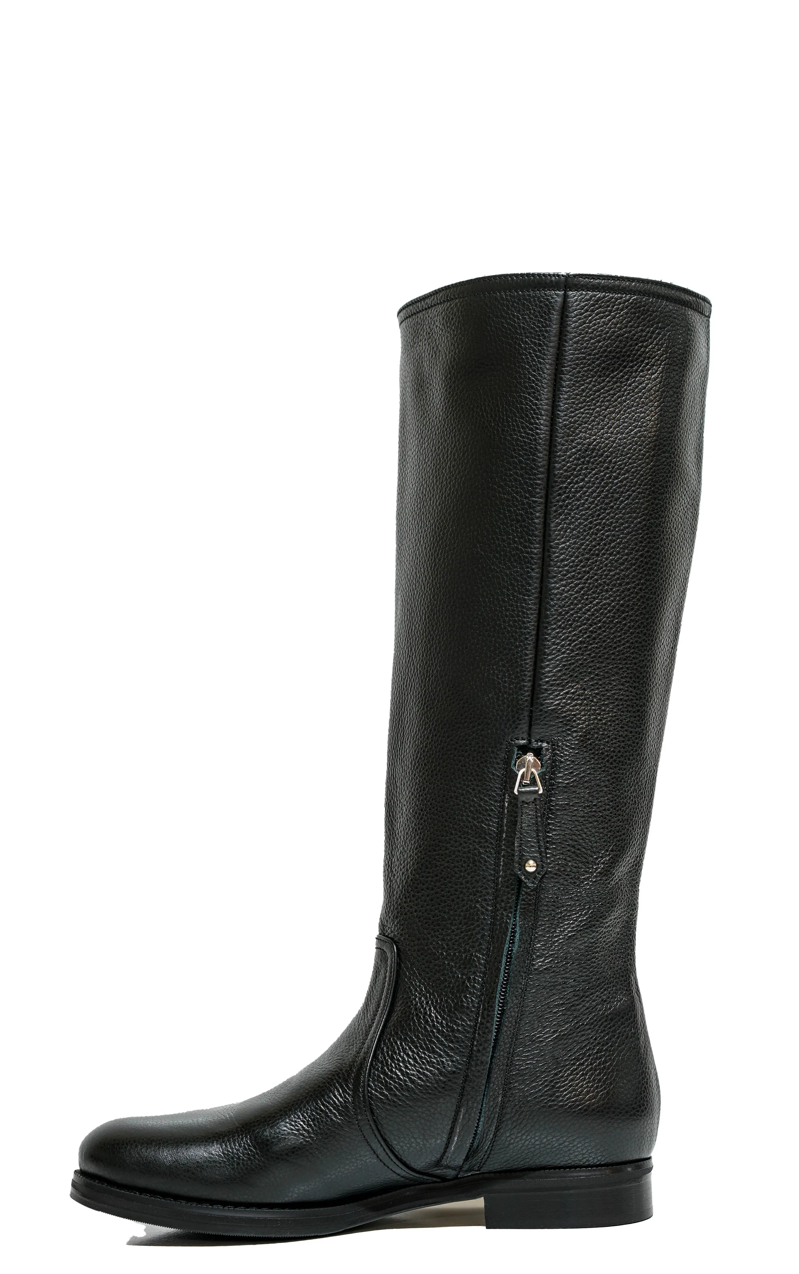 Stefano Stefani Women's Black Kid Leather Long Boots 4866 40% off